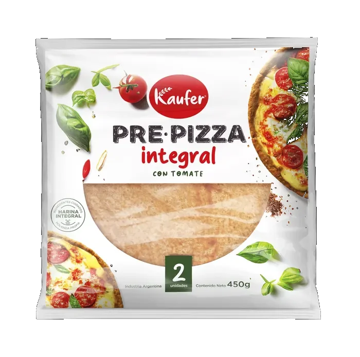 Pre-Pizza Integral con Tomate